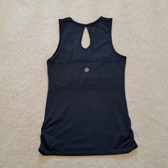 Tuff Athletics Active Top Womens Medium Black Grey Workout Tank Sleeveless - Picture 6 of 15